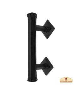 Medieval iron door handle (23.6 x 6.8 cm.)