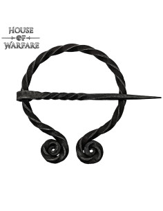 Historical hand forged iron cape closure