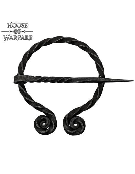 Historical hand forged iron cape closure