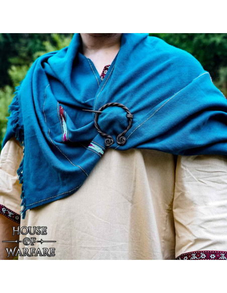 Historical hand forged iron cape closure