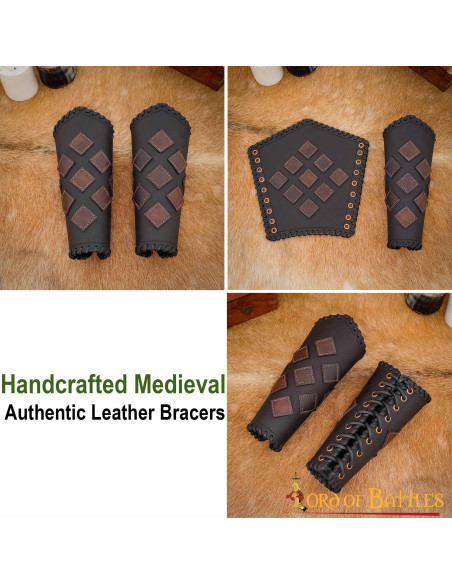 Fantastic leather bracelets LARP and...