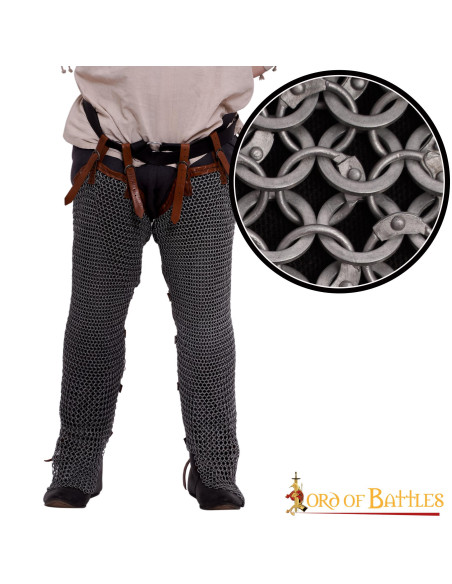 Aluminum chain mail pants (10 mm.)