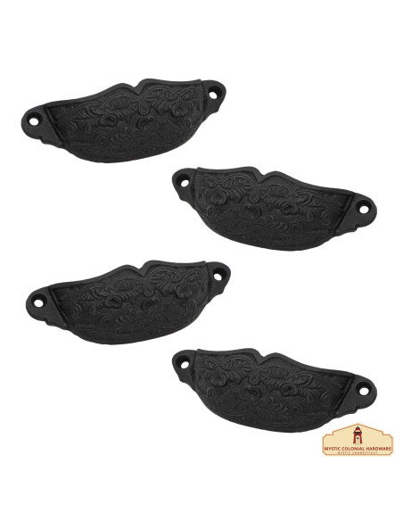 Set of 4 Victorian style handles...