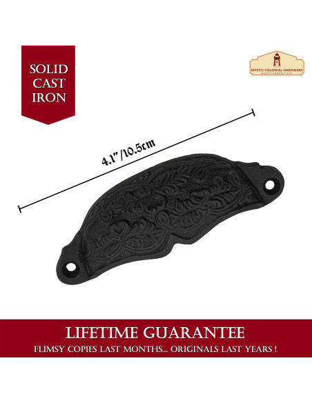 Set of 4 Victorian style handles...