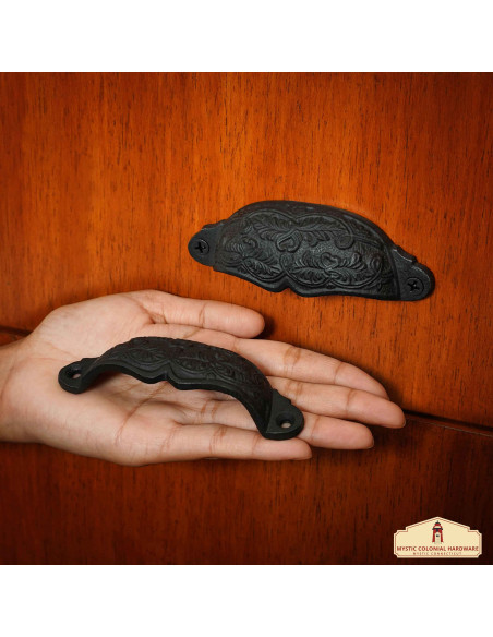 Set of 4 Victorian style handles...