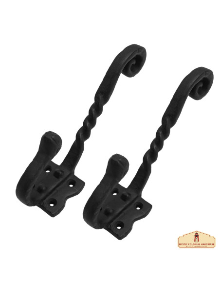 Set of 2 Gothic style wall hooks...