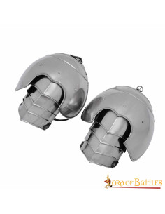 Polished Finish Fantasy Shoulder Pads (20 Gauge) 2