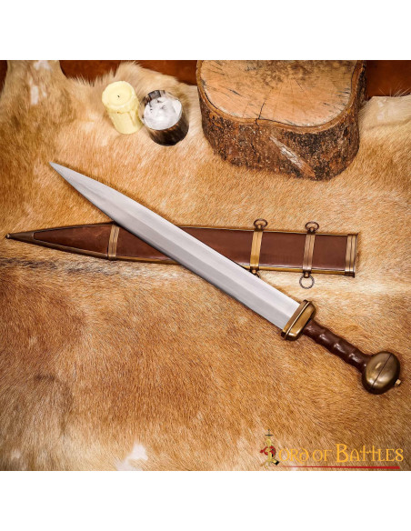 Roman sword type gladius leather sheath Roman sword type gladius leather sheath