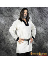 Viking tunic white-black Sigurd model