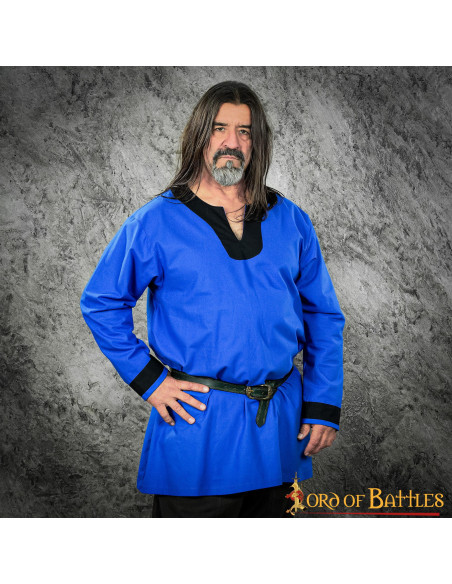 Viking tunic blue-black Sigurd model
