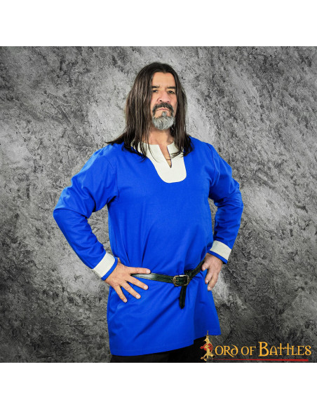 Viking tunic blue-black Sigurd model
