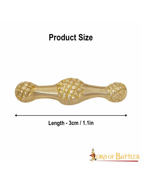 Pack of 5 medieval brass decorations...