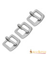 Pack of 3 steel buckles (1.8 x 2 cm.)