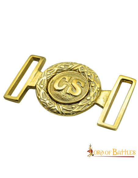 Confederate Officers Civil War Brass...