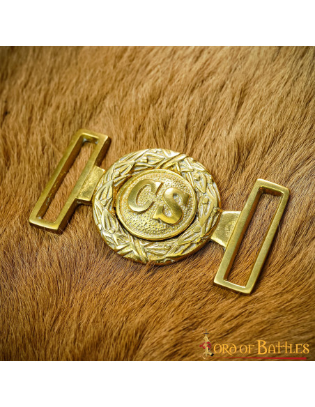 Confederate Officers Civil War Brass...