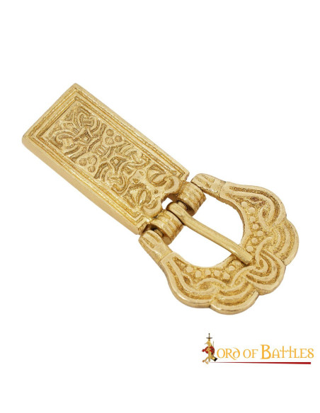 Celtic Buckle Solid Brass Floral Pattern Celtic Buckle Solid Brass Floral Pattern