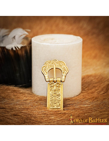 Celtic Buckle Solid Brass Floral Pattern Celtic Buckle Solid Brass Floral Pattern