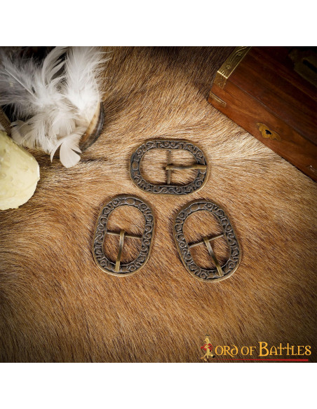 Pack of 3 antique brass floral design... Pack of 3 antique brass floral design...