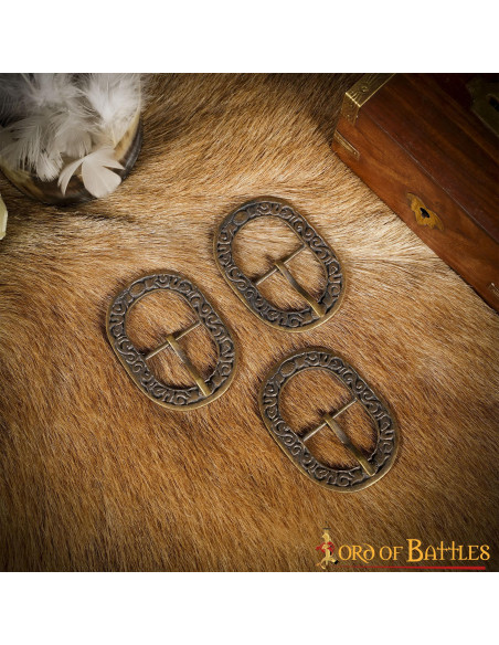 Pack of 3 antique brass floral design... Pack of 3 antique brass floral design...