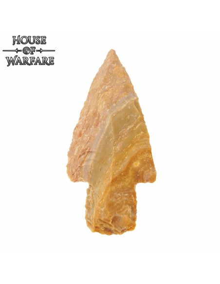 Small flint stone arrowhead (6 cm.)