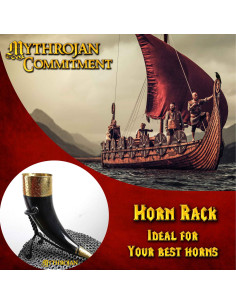 Iron support for medieval horn (250 - 650 ml.) 2