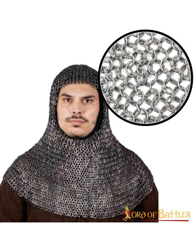 Steel chain mail executioner riveted in dome (10 mm.)