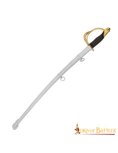 American cavalry saber with steel sheath