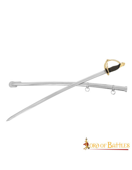 American cavalry saber with steel sheath American cavalry saber with steel sheath