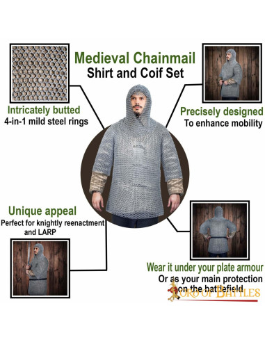 Chainmail Shirt For Women - Maille Shirt - Butted Chainmail With Short  Sleeve