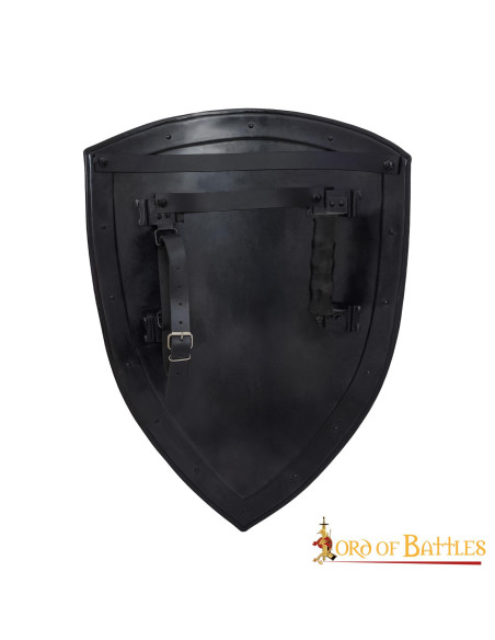 Smooth black shield to paint (60.9 cm.)