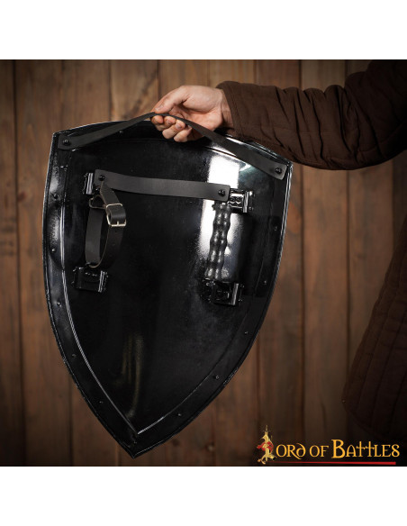 Smooth black shield to paint (60.9 cm.)