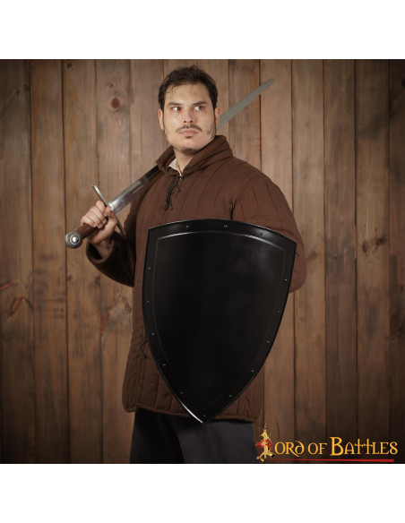 Smooth black shield to paint (60.9 cm.)