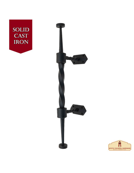 Iron castle door handle (41.9 cm.)