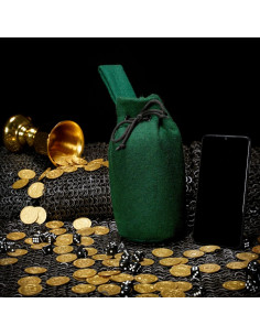 Viking colored wool bag (20.3 × 16.5 cm.) 2