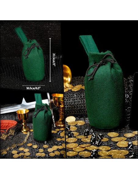 Viking colored wool bag (20.3 × 16.5...