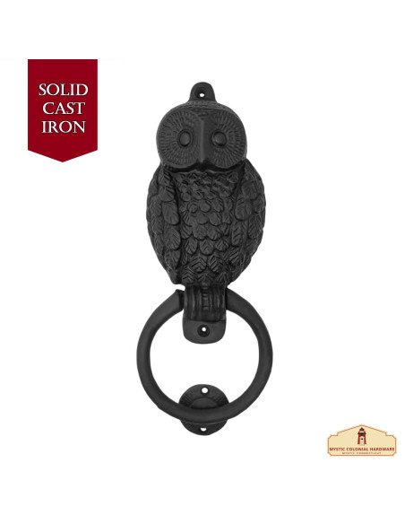 Medieval baroque owl style knocker,... Medieval baroque owl style knocker,...
