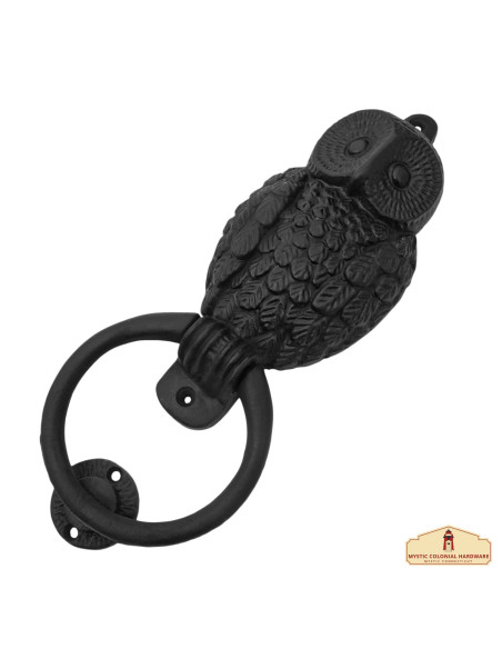 Medieval baroque owl style knocker,... Medieval baroque owl style knocker,...