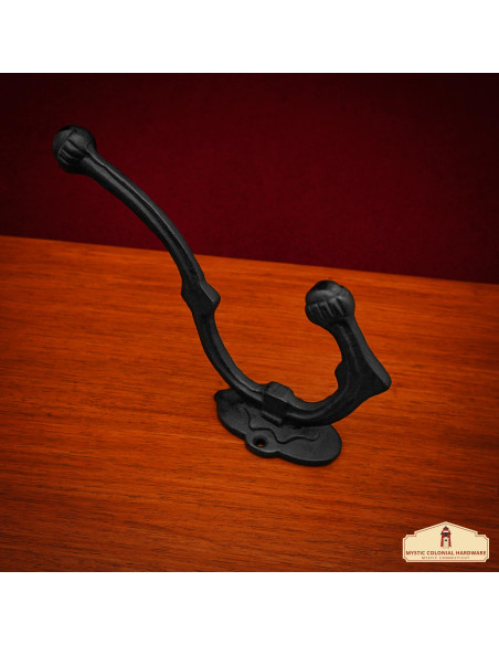 Rustic cast iron wall hooks (19 x 6.8...