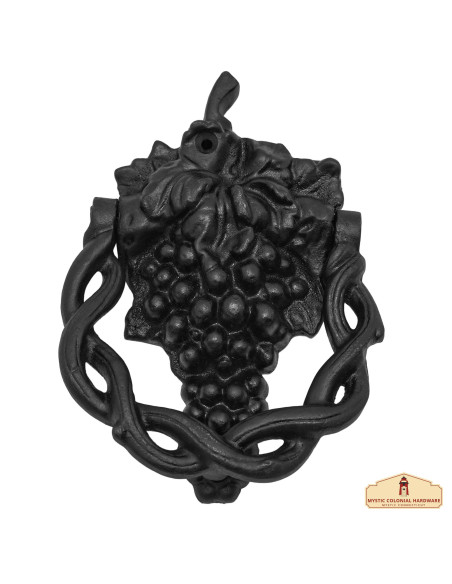 Cast iron knocker grape cluster design Cast iron knocker grape cluster design