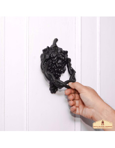 Cast iron knocker grape cluster design 2