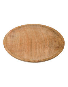 Medieval wooden plate (23 cm diameter)
