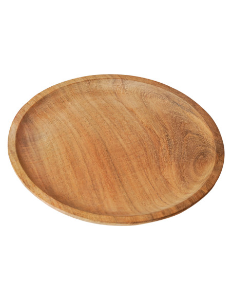 Medieval wooden plate (23 cm diameter)