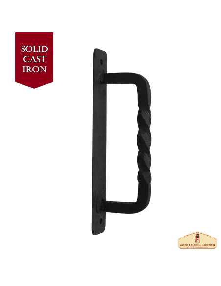 Medieval castle iron door handle...