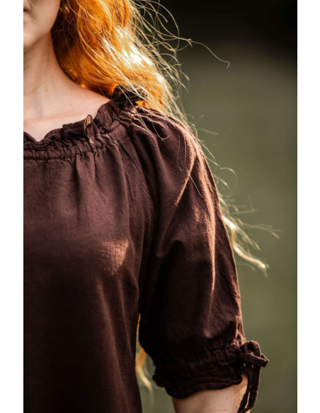 Medieval dress Karen, brown