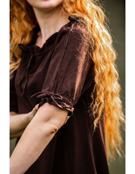Medieval dress Karen, brown