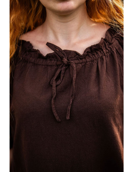 Medieval dress Karen, brown
