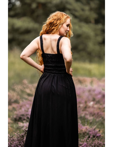 Jasmin elegant medieval dress, black...