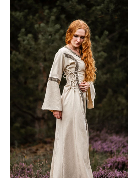 Medieval dress woman Angie, natural...