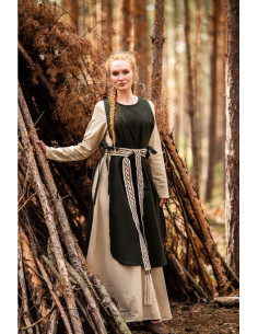 Magdalena medieval surcoat, green color