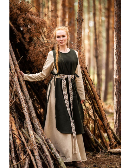 Magdalena medieval surcoat, green color